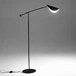 Торшер с поворотным плафоном Aracea Black Floor Lamp варинант исполнения - 1 | Loft Concept в Самаре