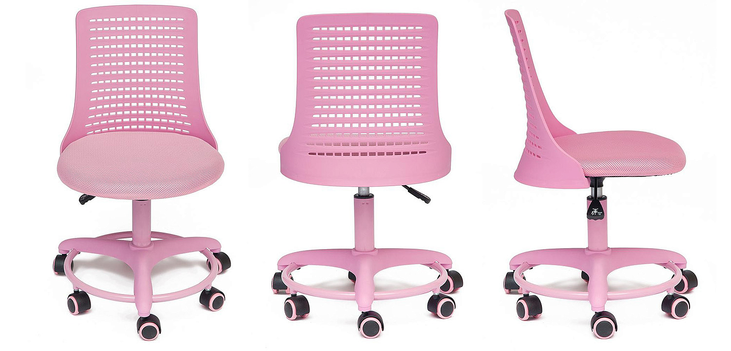 Кресло Bright Kiddie Office Chair pink Кресло Bright Kiddie Office Chair pink - Loft-Concept в Самаре