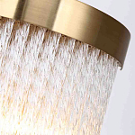 Бра с прозрачными стеклянными трубочками и металлическим основанием Nembus варинант исполнения - 3 | Loft Concept в Самаре