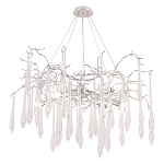 Люстра подвесная с прозрачными подвесками в форме капель Droplet Chandelier варинант исполнения - 4 | Loft Concept в Самаре