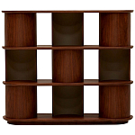 Стеллаж Zacharie Brown Wood Rack варинант исполнения - 2 | Loft Concept в Самаре