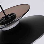 Люстра подвесная с тремя матовыми черными плафонами Obsidian Touch варинант исполнения - 3 | Loft Concept в Самаре