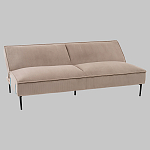 Диван современный вельветовый прямой Worcester Бежевый  варинант исполнения - 4 | Loft Concept в Самаре