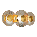 Бра из трех стеклянных фактурных дисков Eyepiece варинант исполнения - 3 | Loft Concept в Самаре