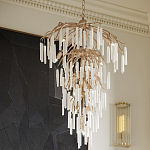 Люстра многоярусная с трубчатыми подвесками Dripping Crystals варинант исполнения - 5 | Loft Concept в Самаре