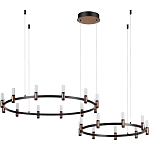 Люстра подвесная с цилиндрическими плафонами на двух круглых подвесах  Arnaut Light варинант исполнения - 2 | Loft Concept в Самаре