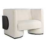 Кресло Florida Lounge Chair с элегантным деревянным декором  варинант исполнения - 1 | Loft Concept в Самаре