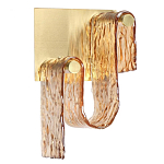 Бра волнистой формы из фактурного стекла Wave варинант исполнения - 5 | Loft Concept в Самаре