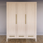 Большой Шкаф Primo Светлый дуб с 3 дверьми и 3 выдвижными ящиками варинант исполнения - 1 | Loft Concept в Самаре