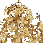 Подвесной светильник золотой с декором в виде лепестков клевера Hanging Clover варинант исполнения - 1 | Loft Concept в Самаре