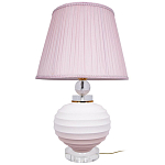 Настольная лампа керамическая Pink lampshade варинант исполнения - 1 | Loft Concept в Самаре