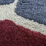 Чехол на подушку с рисунком серо-синего цвета Elan Textured варинант исполнения - 4 | Loft Concept в Самаре