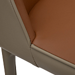 Стул барный с терракотовой обивкой из экокожи Spectacular High Chair варинант исполнения - 3 | Loft Concept в Самаре