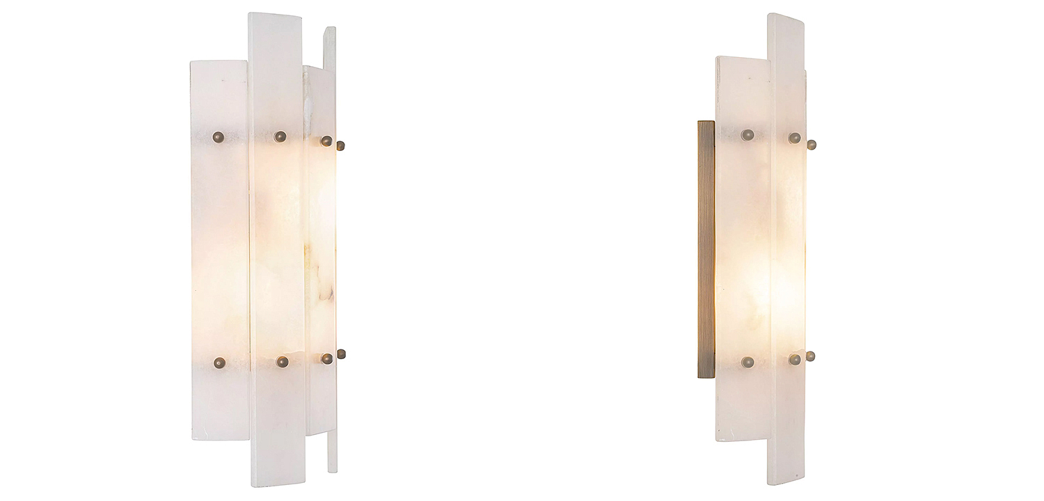 Бра Eichholtz Wall Lamp Caprera Alabaster Бра Eichholtz Wall Lamp Caprera Alabaster - Loft-Concept в Самаре
