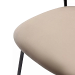 Стул Singer Chair без подлокотников светло-коричневый Велюр варинант исполнения - 5 | Loft Concept в Самаре