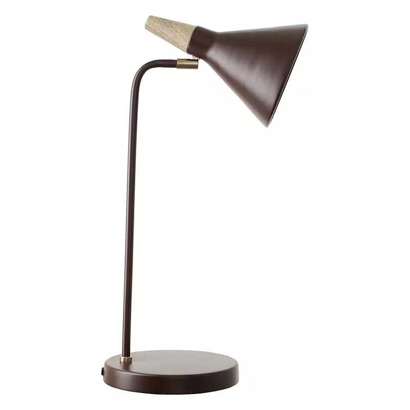 Настольная лампа с конусообразным плафоном Plum Table Lamp Сливовый в Самаре | Loft Concept 