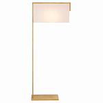 Торшер с прямоугольным абажуром на золотом металлическом каркасе Rectangular Plane  варинант исполнения - 4 | Loft Concept в Самаре