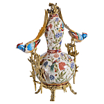 Ваза из фарфора с птицами и цветочной росписью Garden of Eden варинант исполнения - 1 | Loft Concept в Самаре