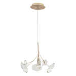 Подвесной светильник с белыми и прозрачными цветочными лепестками Wintery flovers варинант исполнения - 1 | Loft Concept в Самаре