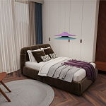 Подвесной вязаный светильник в двухцветном исполнении «Двойной Токио»  варинант исполнения - 3 | Loft Concept в Самаре