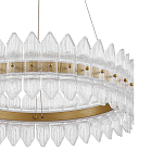 Люстра круглая с декоративными элементами в виде лепестков Round Light Flashing варинант исполнения - 6 | Loft Concept в Самаре