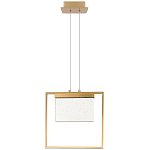 Подвесной геометрический светильник со стеклом Rectangle Geometry Glass Chandelier варинант исполнения - 2 | Loft Concept в Самаре