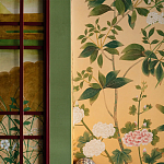 Обои ручная роспись Four Seasons Original colourway on painted Xuan paper with gold ombre варинант исполнения - 3 | Loft Concept в Самаре