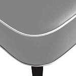 Квадратный мягкий пуф на черных ножках Winton Pouf Square варинант исполнения - 8 | Loft Concept в Самаре