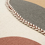 Подушка декоративная с геометрическим узором и плетенными вставками Divine Abstractions варинант исполнения - 2 | Loft Concept в Самаре