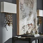 Бра Brass Eucalyptus Branches Lampshade Wall Lamp варинант исполнения - 3 | Loft Concept в Самаре