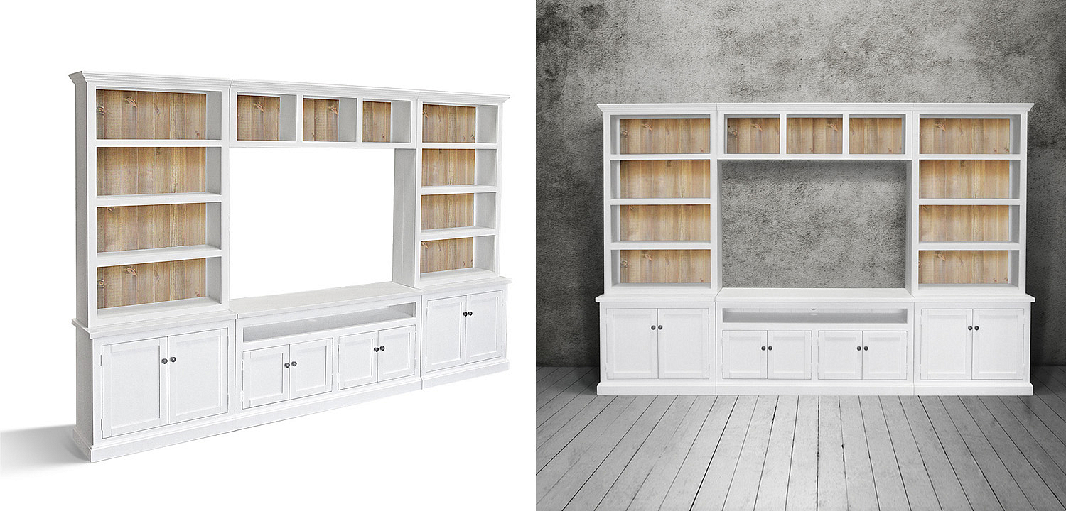 Шкаф-стеллаж Rachele Provence HARMONIE Glacier White Шкаф-стеллаж Rachele Provence HARMONIE Glacier White - Loft-Concept в Самаре