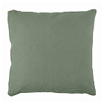 Подушка декоративная хлопковая мятного цвета с абстрактным принтом Elysian Flow Breeze варинант исполнения - 2 | Loft Concept в Самаре