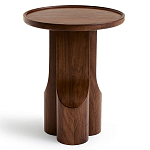 Приставной столик из массива дерева Walnut Triple варинант исполнения - 3 | Loft Concept в Самаре