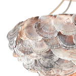 Потолочный светильник с каскадным абажуром из ракушек Sea Ravens варинант исполнения - 1 | Loft Concept в Самаре