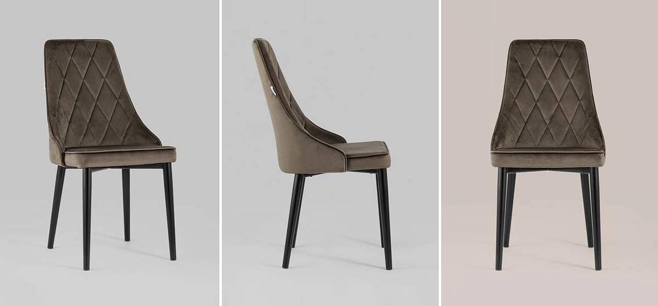 Стул Versailles Chair Коричневый Велюр Стул Versailles Chair Коричневый Велюр - Loft-Concept в Самаре