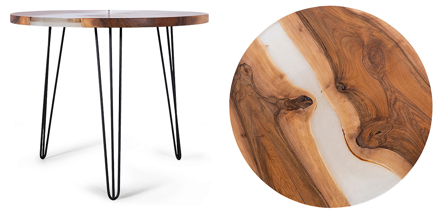 Обеденный стол Dinner Table Round River Collection Обеденный стол Dinner Table Round River Collection - Loft-Concept в Самаре
