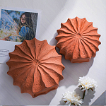 Ваза керамическая в виде круглой терракотовой морской раковины Galapagos варинант исполнения - 5 | Loft Concept в Самаре