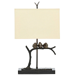 Настольная лампа Птицы на изогнутой ветке Lamp Tit варинант исполнения - 3 | Loft Concept в Самаре