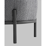 Пуф Стоун букле Fluffy темно-серый варинант исполнения - 4 | Loft Concept в Самаре