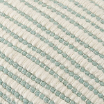 Чехол на подушку мятного цвета с бахромой и объемным узором Ethnic mix варинант исполнения - 2 | Loft Concept в Самаре