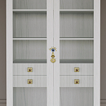 Дизайнерский шкаф витрина Elsa Dreams White с 4-мя ящиками варинант исполнения - 2 | Loft Concept в Самаре