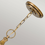 Люстра подвесная цвета латунь с прозрачным овальным стеклянным плафоном Hinkley варинант исполнения - 3 | Loft Concept в Самаре