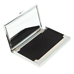 Визитница карманная металлическая с накладкой из натурального камня Яшма Stone Business Card Holders варинант исполнения - 3 | Loft Concept в Самаре