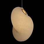 Подвесной светильник белый с фигурным тканевым плафоном White Whirlwinds варинант исполнения - 4 | Loft Concept в Самаре