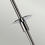 Подвесной светильник хромированного цвета с граненым прозрачным стеклянным плафоном Elstead Lighting варинант исполнения - 6 | Loft Concept в Самаре