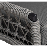 Диван двухместный уличный темно-серый Street Bliss варинант исполнения - 2 | Loft Concept в Самаре