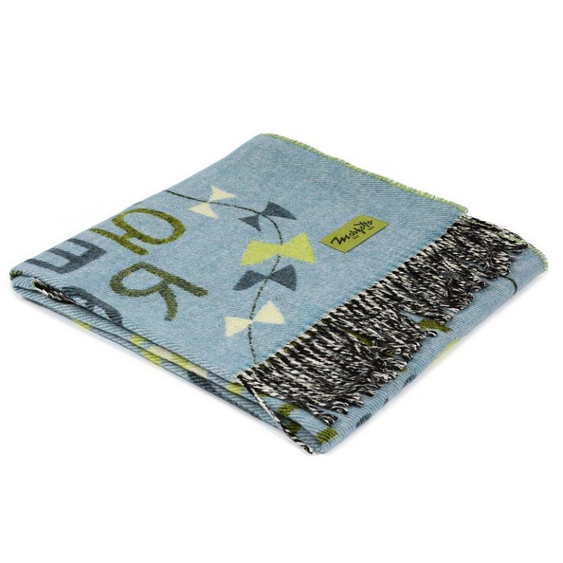 Плед ALP 1 Marzotto Серо-голубой в Самаре | Loft Concept 