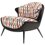 Кресло с цветным принтом Colorful Print Armchair варинант исполнения - 1 | Loft Concept в Самаре