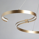 Люстра подвесная светодиодная в виде волнообразной ленты Ribbon Vortex варинант исполнения - 23 | Loft Concept в Самаре