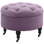 Круглый пуф на ножках Cheryl Pouf варинант исполнения - 1 | Loft Concept в Самаре